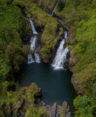 Jungle Waterfall on the road to Hana, Maui