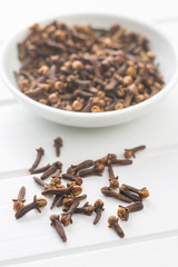 Carnation, dried clove spice.