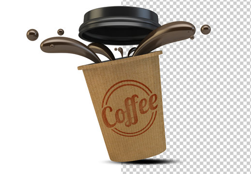 Takeout Coffee Cup Mockup