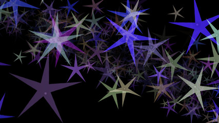 Background of multi-colored stars. Abstract background pattern.