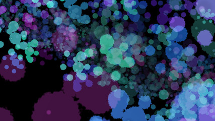 Background with paint. Divorces and drops. Periwinkles.