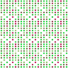 Seamless abstract pattern background with a variety of colored circles.