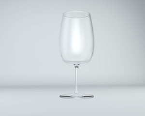 3d wine glass