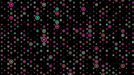 Background of multi-colored circles. Abstract background pattern.