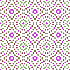 Seamless abstract pattern background with a variety of colored circles.