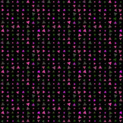 Abstract seamless pattern background with multi-colored varied triangles.