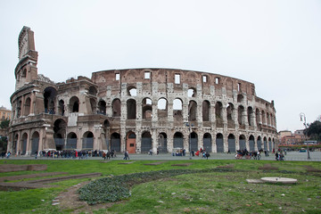 Fototapeta na wymiar Roma Coliseo