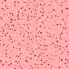 Terrazzo seamless vector pattern. Abstract background. Natural stone texture