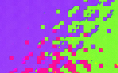 Abstract square blocks shapes gradient pattern background