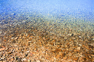 clear sea in N.P. Brioni, Croatia