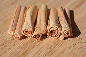 Lemon grass, cultivated and dried to be used as a culinary or medicinal herb