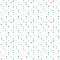 Abstract seamless pattern background with multi-colored varied triangles.