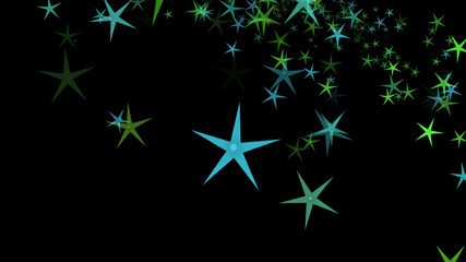 Background of multi-colored stars. Abstract background pattern.