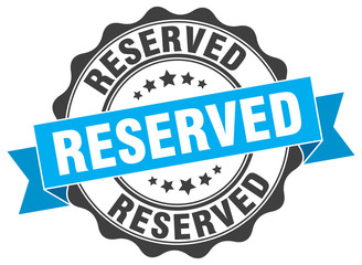 reserved stamp. sign. seal