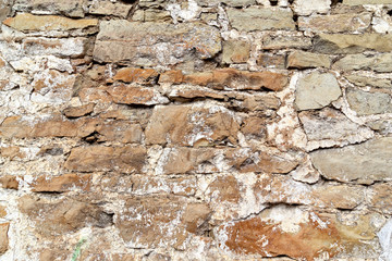 texture of rough masonry