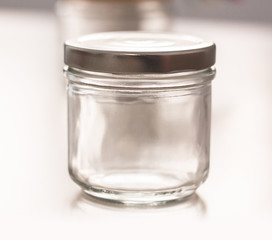 Storage glass jar