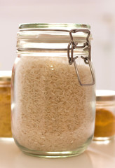 Storage rice jar