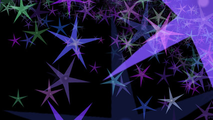 Background of multi-colored stars. Abstract background pattern.