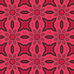 Seamless background pattern with a variety of multicolored lines.