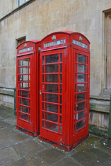 Telefonboxen in England