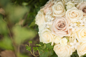 Obraz na płótnie Canvas Pastel Wedding Bouquet