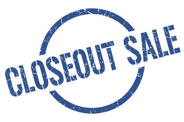 closeout sale stamp