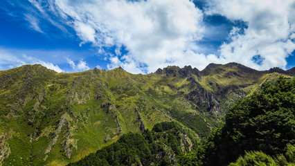 Naklejka premium Hiking Isthmus Peak in New-Zealand