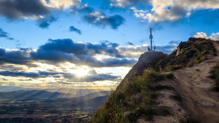 Hiking Roys Peak for sunrise in New-Zealand