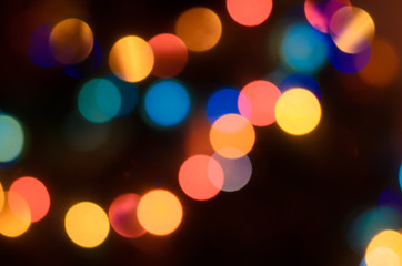 Abstract bokeh lights background
