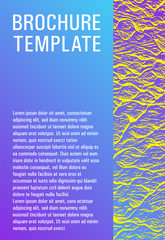 Booklet design vector layout.