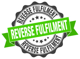 reverse fulfilment stamp. sign. seal