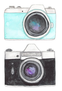 Watercolor camera set
