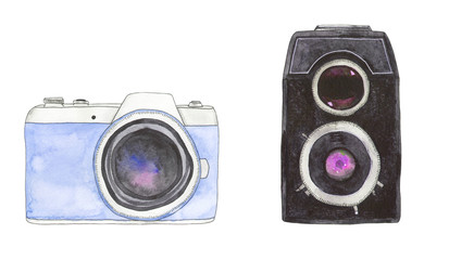 Watercolor camera set 16