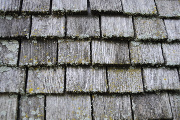 old wood roof texture