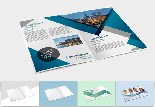 Open Brochure Mockup