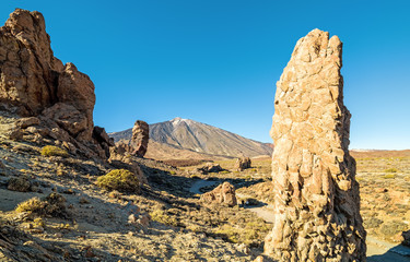 Fototapeta premium Famous rocks on Tenerife mountains
