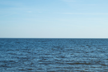 Obraz premium Water surface on Kyiv Sea