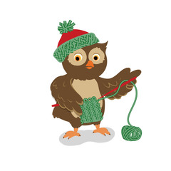 cartoon vector owl