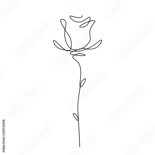 Free Free 232 Single Line Flower Svg SVG PNG EPS DXF File