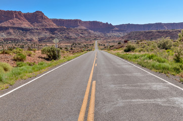 Capitol Reef Scenic Byway (Utah State Route 24 East) near Torrey, Wayne County, Utah