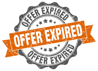 Fototapeta premium offer expired stamp. sign. seal