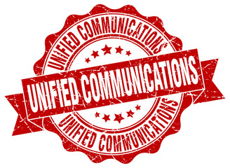 Obraz premium unified communications stamp. sign. seal