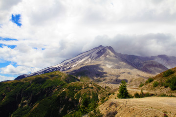 Naklejka premium National park Mount Rainier in Norh America beautiful landscape