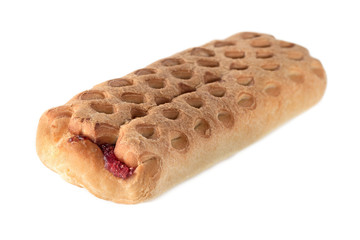 pastries isolated on white background. Selective focus.