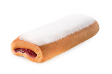 pastries isolated on white background. Selective focus.