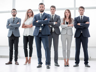 Fototapeta premium group of business people standing together