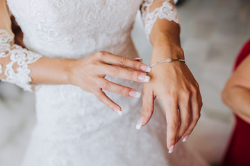 Bridal wedding bracelet