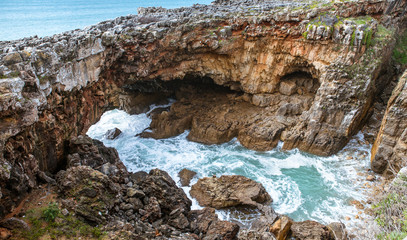 Mouth of Hell. Mouth of the devil. Portugal.