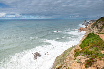 Cape Roca. The end of the mainland. Portugal