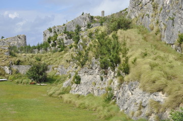 Fototapeta na wymiar Fortress in Bermuda